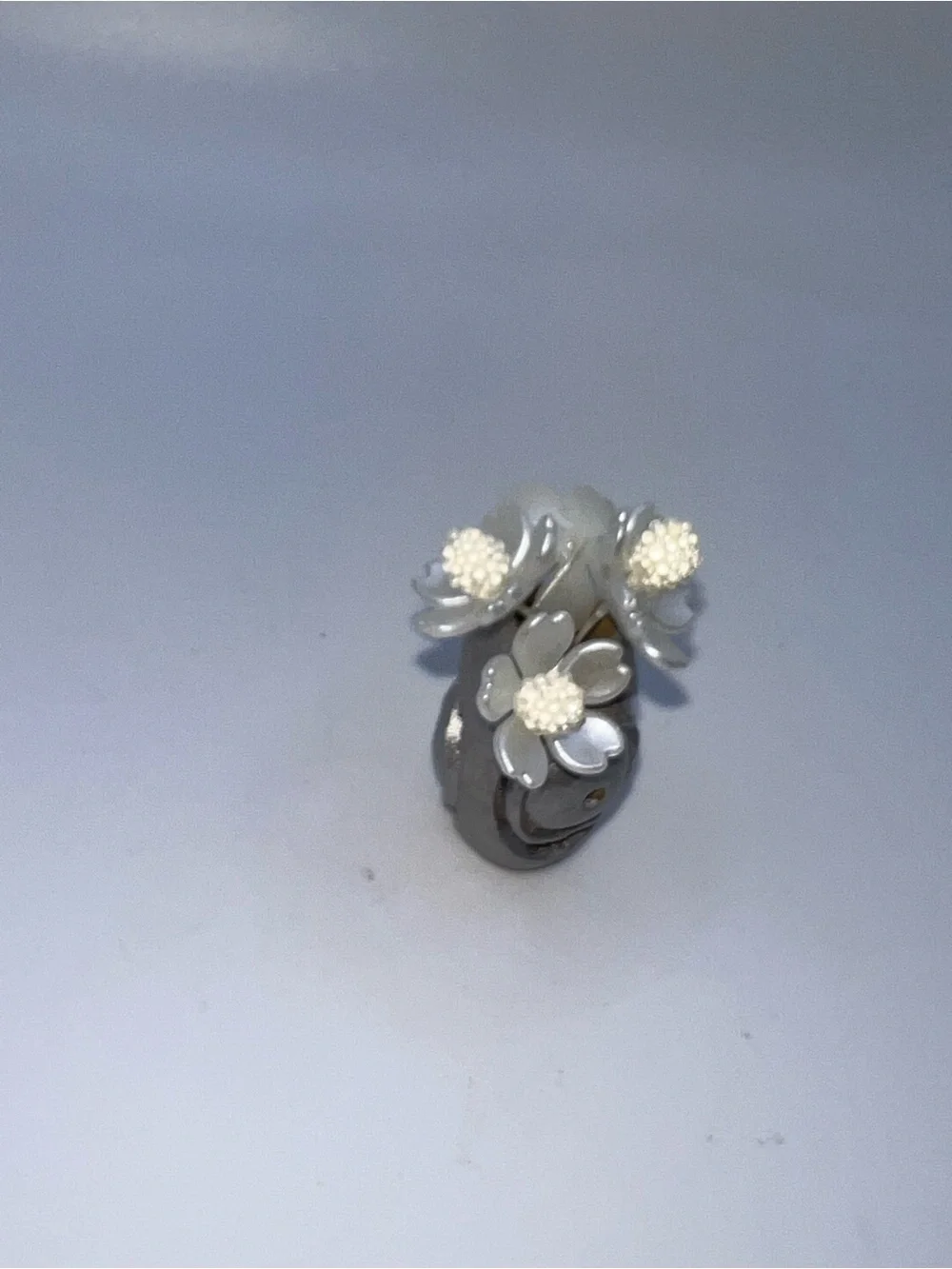 Miniature dollhouse floral decor
